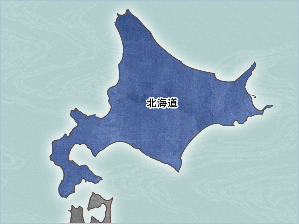 北海道の地図