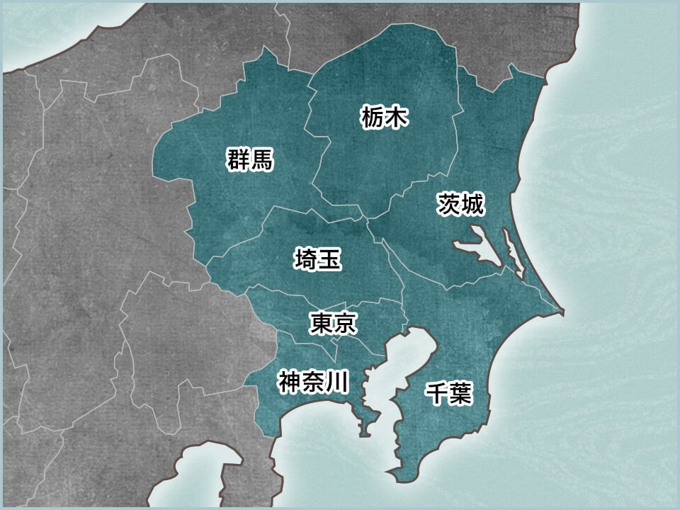 関東の地図