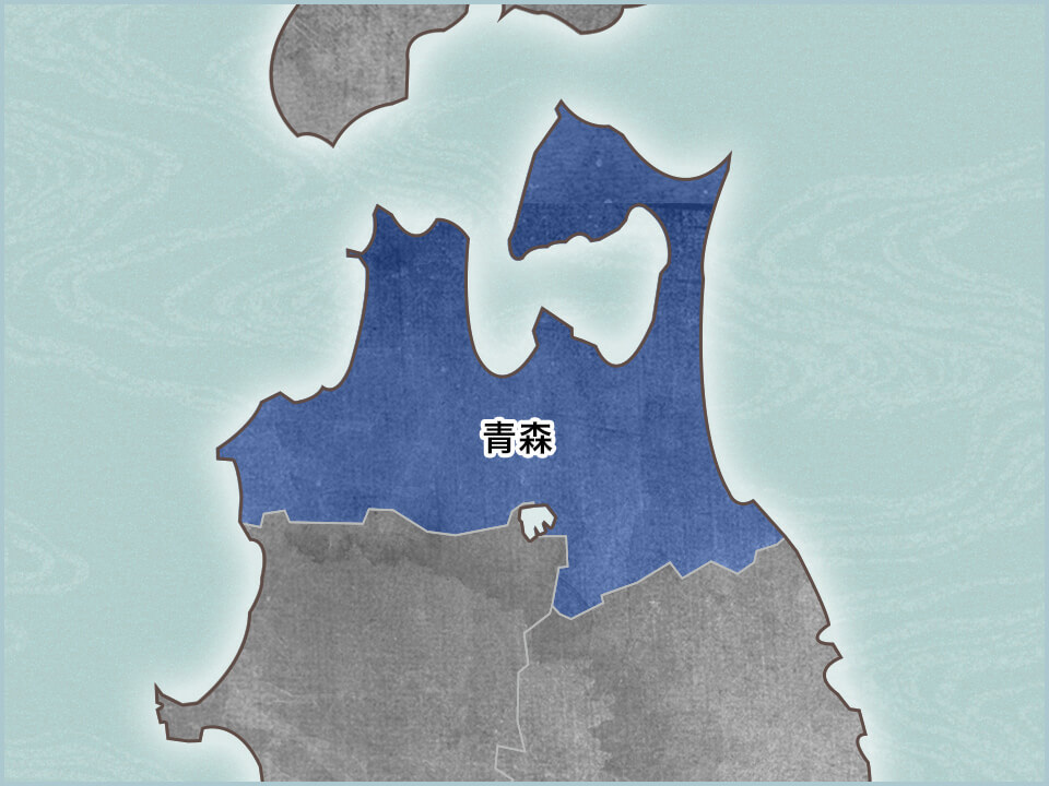 青森県の地図