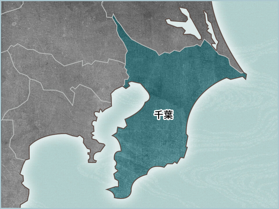千葉県の地図