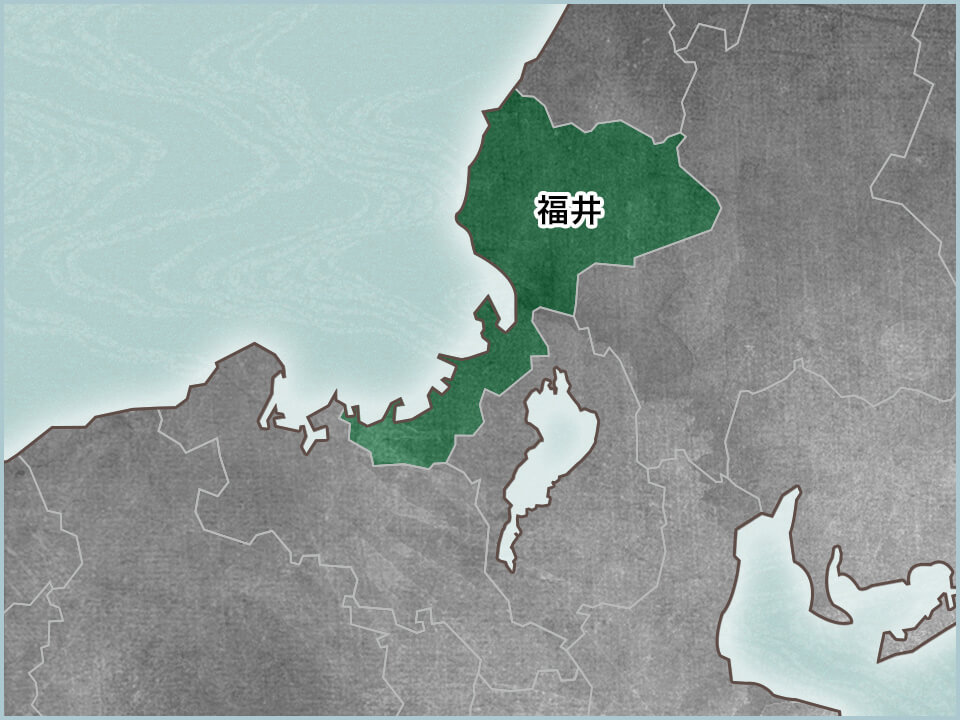 福井県の地図