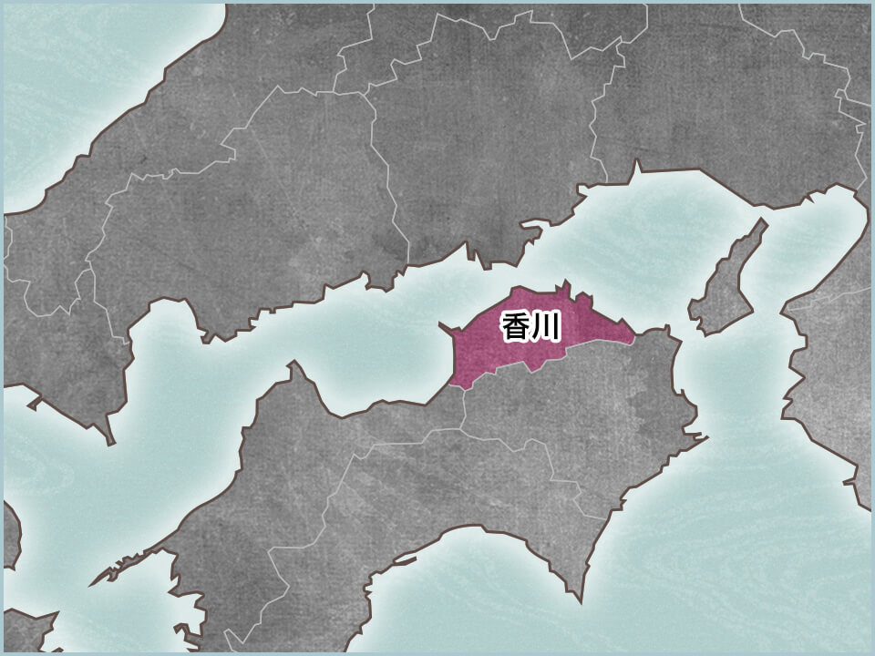 香川県の地図