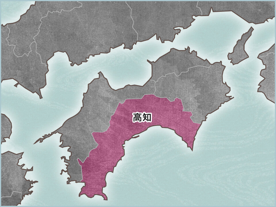 高知県の地図