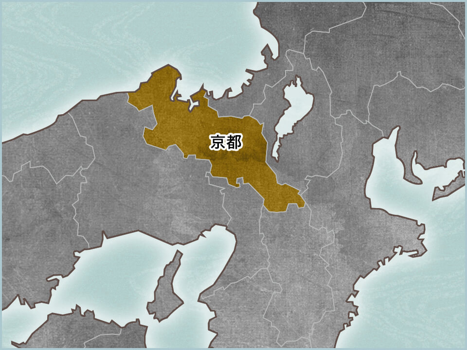 京都府の地図