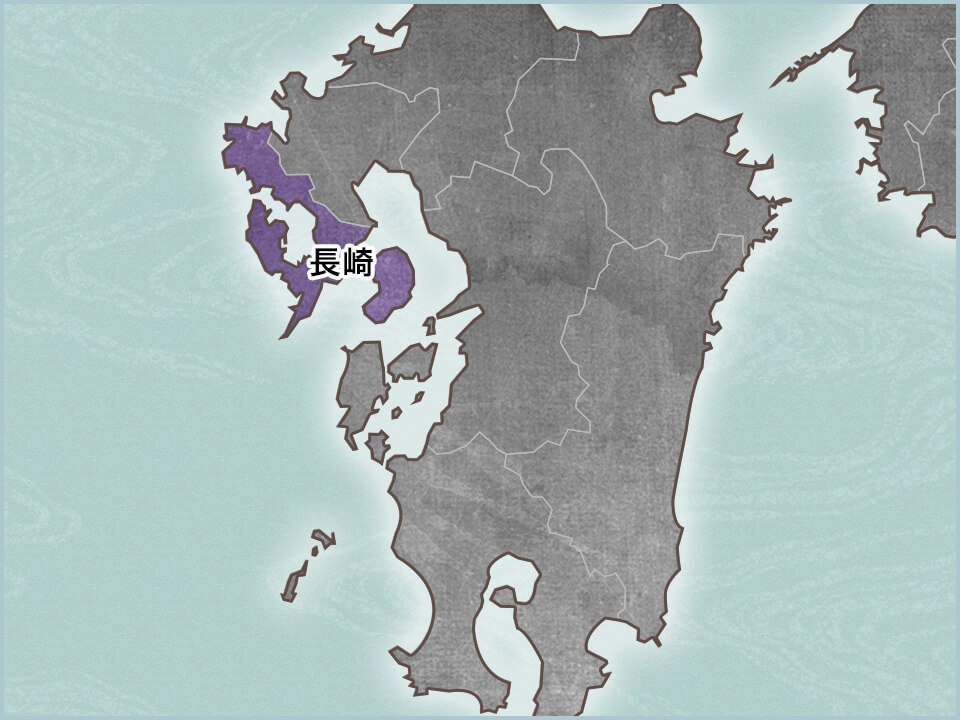 長崎県の地図