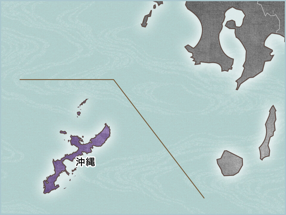 沖縄県の地図