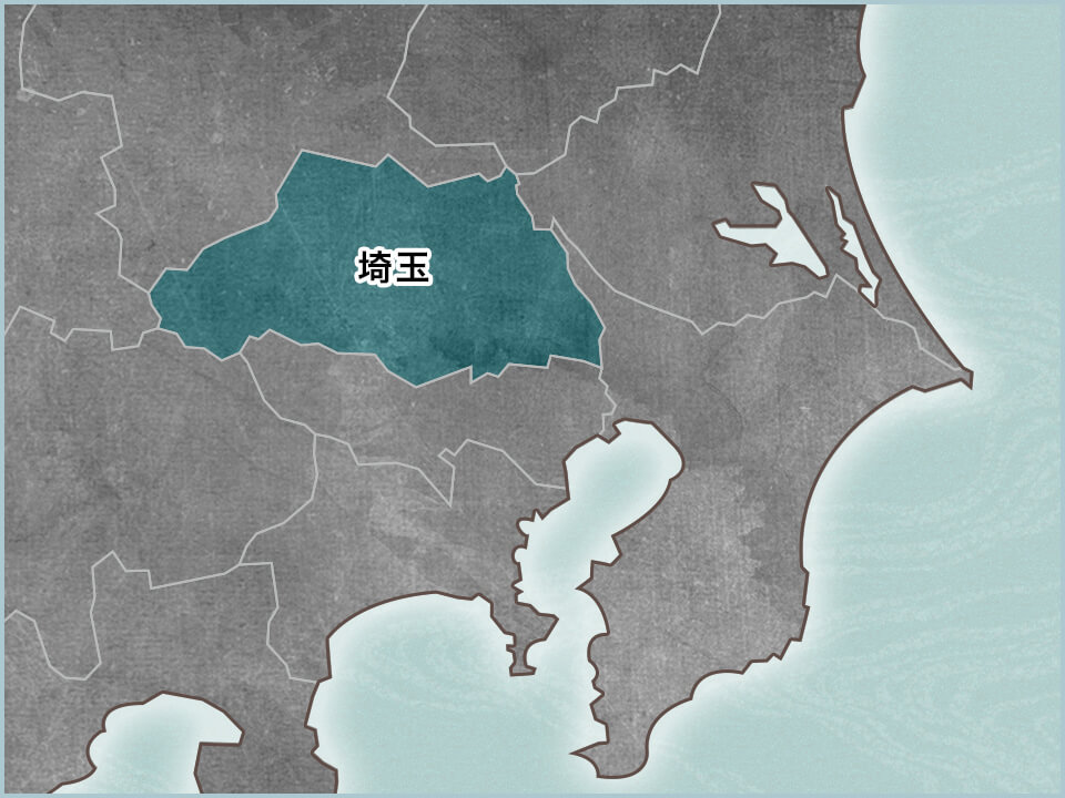 埼玉県の地図