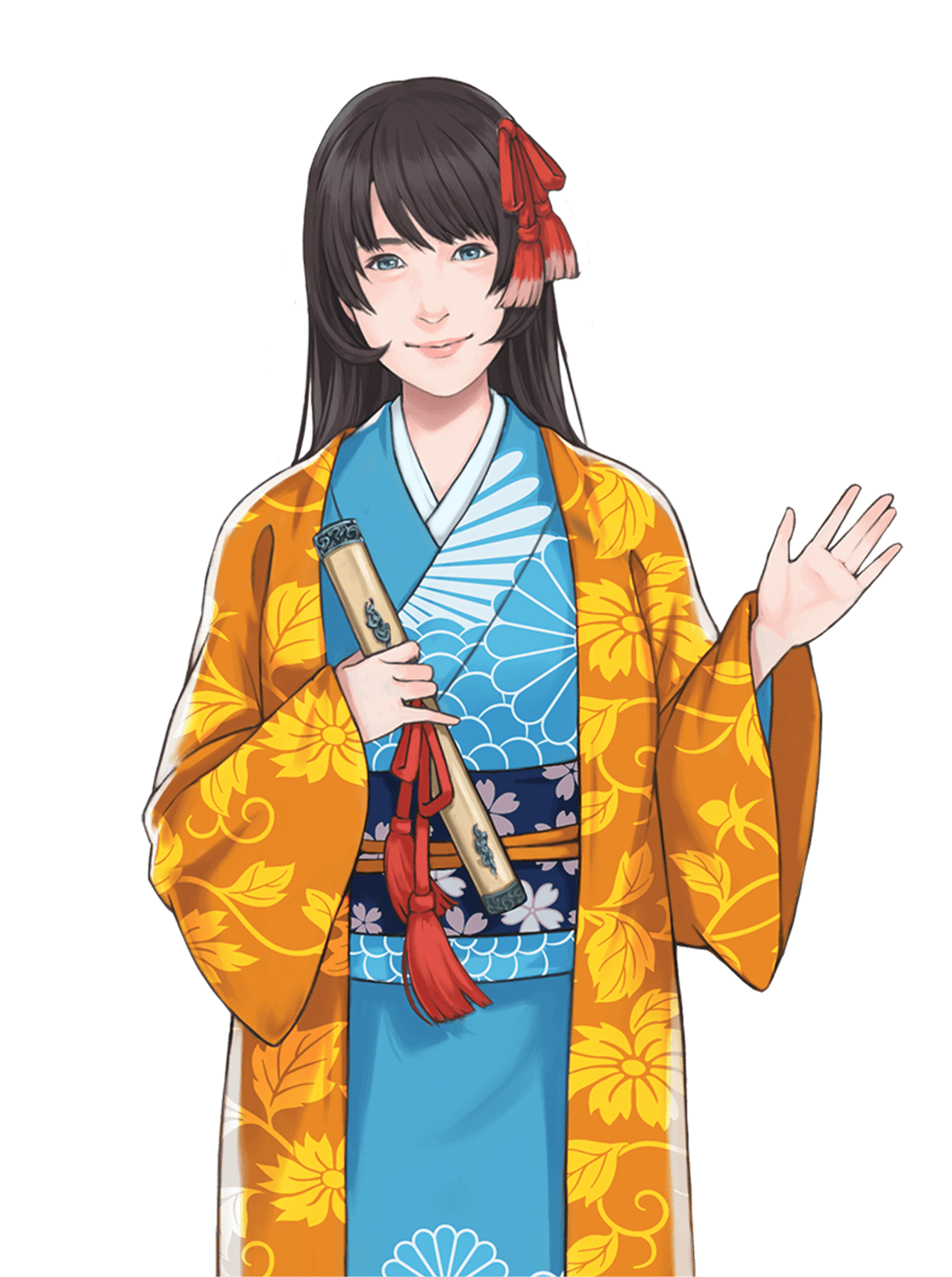 【刀剣イラスト】熊野　葉月