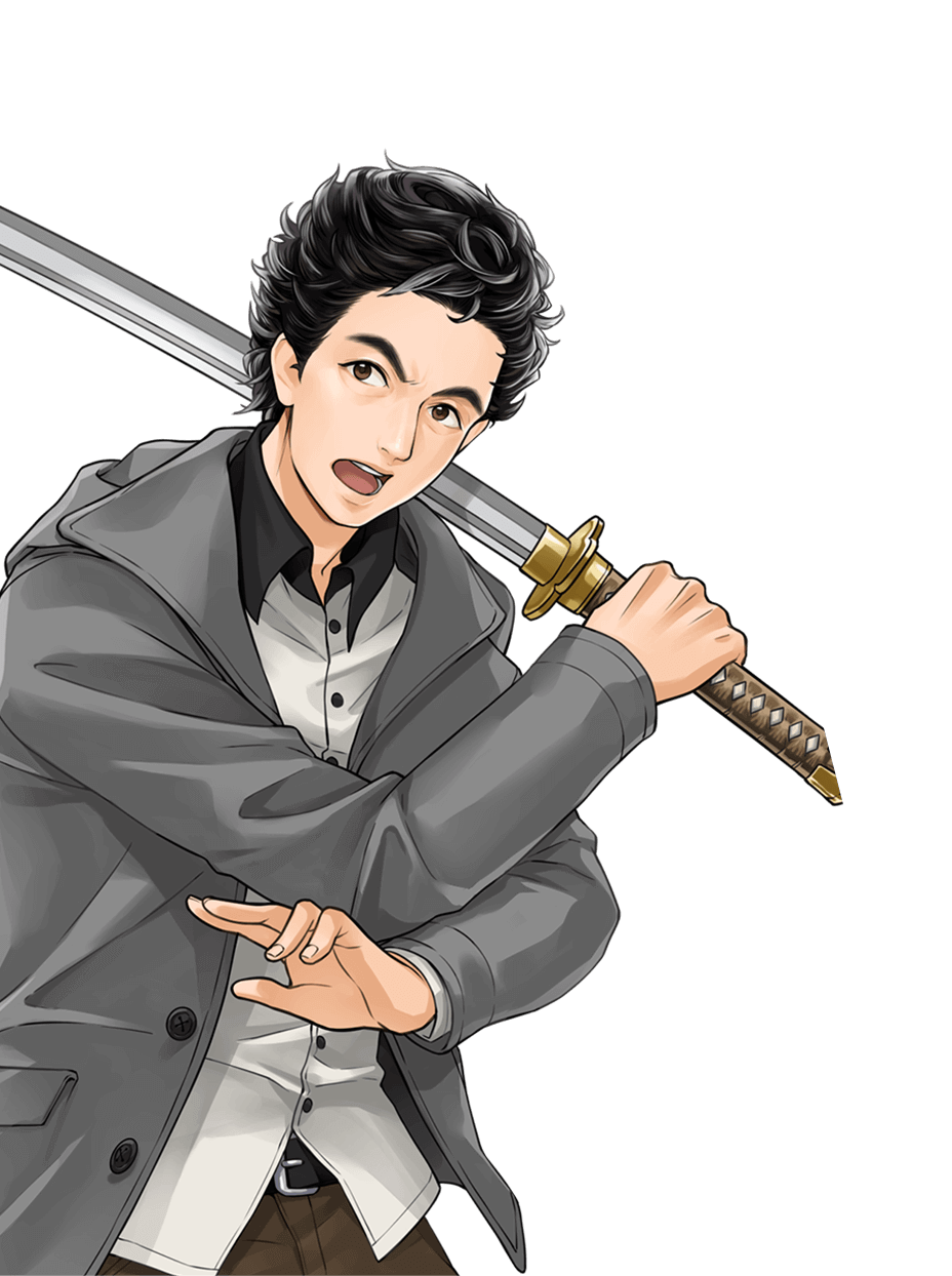 【刀剣イラスト】鎌ヶ谷　義直