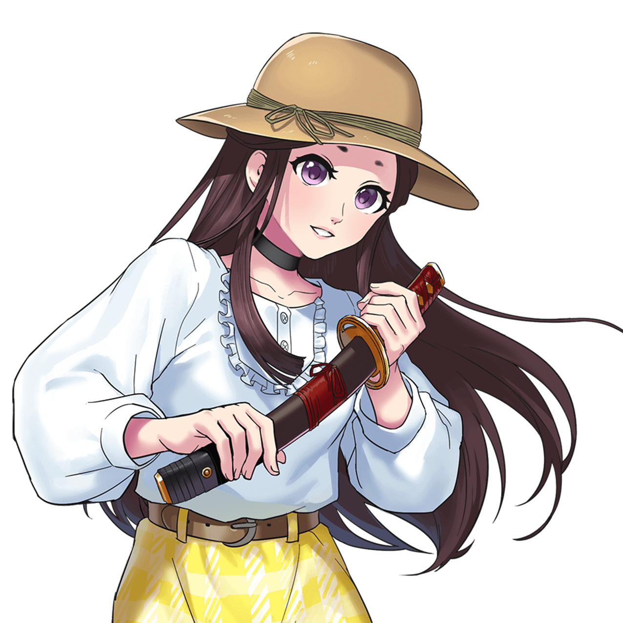 【刀剣イラスト】安曇野　葵