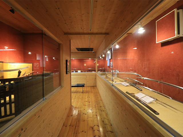 2階 展示室（倉敷刀剣美術館）