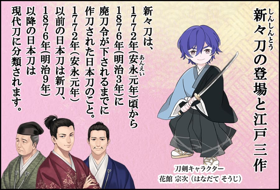 新々刀の登場と江戸三作