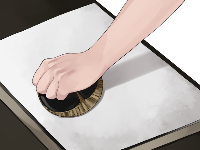 版元と絵師の指示により1色ずつ摺り重ねる